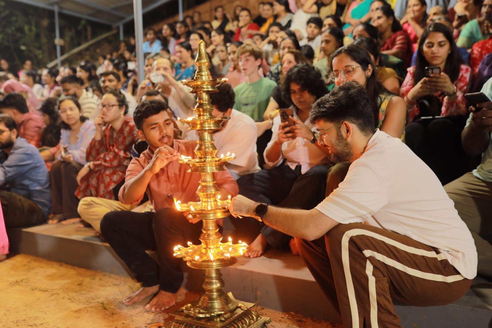 Arrival and a warm spiritual welcome